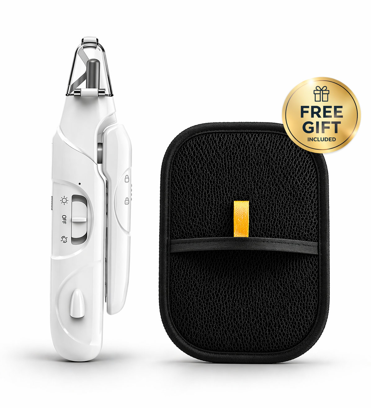 Pet Nail Grinder & Clipper 2-in-1 🐾 | Free Grooming Glove Included (Limited Offer)